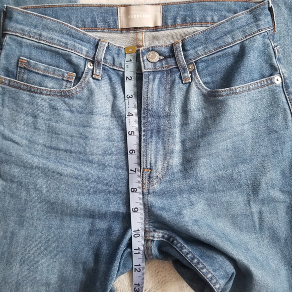 EVERLANE High-Rise Skinny Ankle Jean Mid Blue Size 27 - Picture 12 of 13